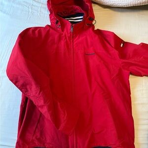 Tommy Hilfiger Red and Black Jacket